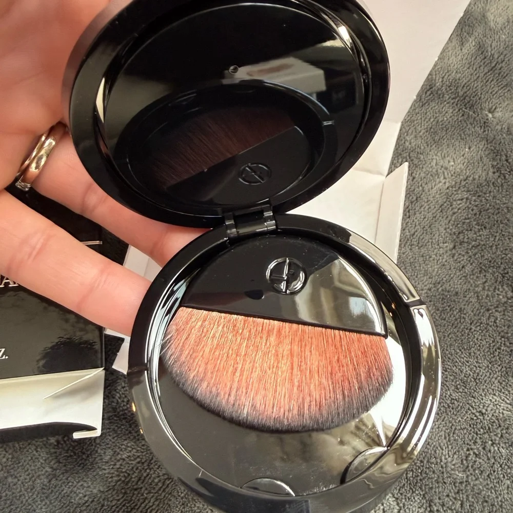 NIB Giorgio Armani Shimmering Bronzer Compact - Golden Bronze